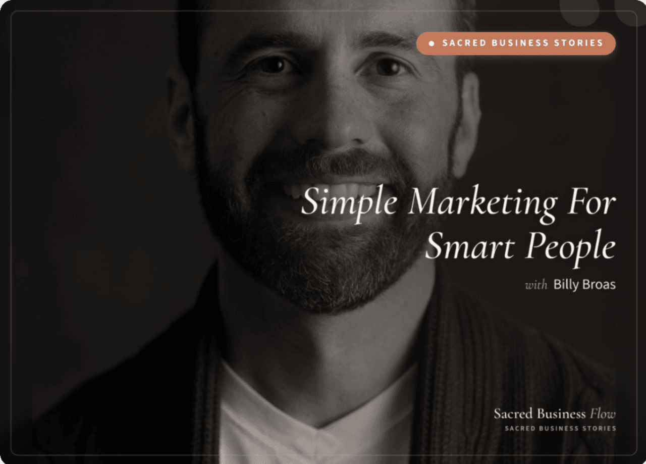 Billy Broas threw away the marketing books that built his career.